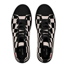 Load image into Gallery viewer, Black Mix Women's High Top Sneakers