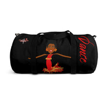 Load image into Gallery viewer, Dance Red/ Black Adult Female Duffel Bag in Small, Large