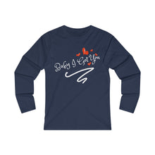 Load image into Gallery viewer, Got You Adult Female Fitted Long Sleeve Tee in Black, Sport Grey, Navy, Red