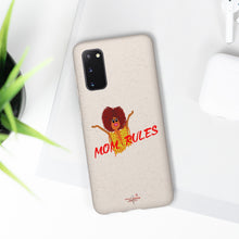 Load image into Gallery viewer, Red Mom Rules Biodegradable Phone Case (5 - iPhone sizes and 3 - Samsung sizes)