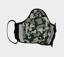 Load image into Gallery viewer, Camouflage Green Multi Male, Female Face Mask in Adult, Youth