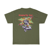 Load image into Gallery viewer, Heat Green/Red Multi Adult Male Heavy Cotton Tee in 11 Colors