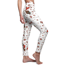 Load image into Gallery viewer, Choca Chocolate Baby Girl Adult Female Casual Leggings with White Background