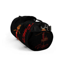 Load image into Gallery viewer, Dance Red/ Black Adult Female Duffel Bag in Small, Large