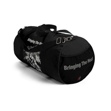 Load image into Gallery viewer, Heat Black/White Bring It Adult Male Duffel Bag in Small, Large