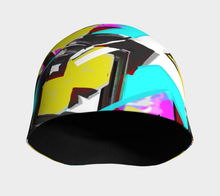 Load image into Gallery viewer, Maze Yellow Multi Female Fitted Beanie in Adult, Youth, Baby