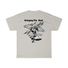 Load image into Gallery viewer, Heat Black/White Adult Male Heavy Cotton Tee in 11 Colors