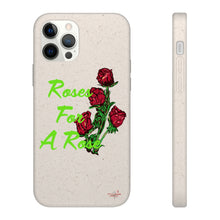 Load image into Gallery viewer, Lime Roses For A Rose Biodegradable Phone Case (5 - iPhone sizes and 3 - Samsung sizes)