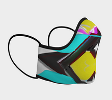 Load image into Gallery viewer, Maze Yellow Multi Female Face Mask in Adult, Youth