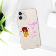 Load image into Gallery viewer, Purple Thank God For What’s Leftover Biodegradable Phone Case (5 - iPhone sizes and 3 - Samsung sizes)