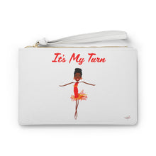 Load image into Gallery viewer, Red It’s My Turn Clutch Bag