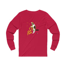 Load image into Gallery viewer, I Got This Adult Female Jersey Long Sleeve Tee in White, Athletic Heather, Red