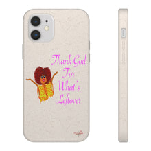 Load image into Gallery viewer, Purple Thank God For What’s Leftover Biodegradable Phone Case (5 - iPhone sizes and 3 - Samsung sizes)