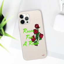 Load image into Gallery viewer, Lime Roses For A Rose Biodegradable Phone Case (5 - iPhone sizes and 3 - Samsung sizes)