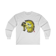 Load image into Gallery viewer, But God Adult Male Ultra Cotton Long Sleeve Tee in White, Sport Grey, Ash, Forest Green, Dark Heather