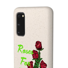 Load image into Gallery viewer, Lime Roses For A Rose Biodegradable Phone Case (5 - iPhone sizes and 3 - Samsung sizes)
