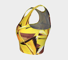 Load image into Gallery viewer, Bold Gold Adult Female Splash Yoga Top