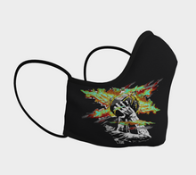 Load image into Gallery viewer, Heat Red Adult Face Mask in Adult, Youth