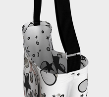 Load image into Gallery viewer, Moon and Stars Black/Pink Adult Female Day Tote Bag
