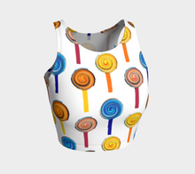 Load image into Gallery viewer, Sugar Fix White Multi Adult Female Yoga Top