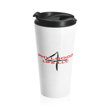 Load image into Gallery viewer, Phylgood4Life White Stainless Steel 15oz Travel Mug