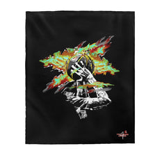 Load image into Gallery viewer, Heat Red Velveteen Plush Blanket in 30”x40”, 50”x60”, 60”x80”