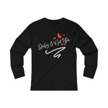 Load image into Gallery viewer, Got You Adult Female Fitted Long Sleeve Tee in Black, Sport Grey, Navy, Red