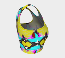 Load image into Gallery viewer, Maze Yellow Multi Adult Female Yoga Top