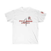 Load image into Gallery viewer, Phylgood4life Black/Red Adult Male, Female Ultra Cotton Tee in 10 Colors