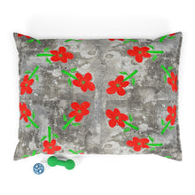 Load image into Gallery viewer, Asleep In The Red Garden Pet Bed