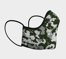 Load image into Gallery viewer, Camouflage Green Multi Male, Female Face Mask in Adult, Youth