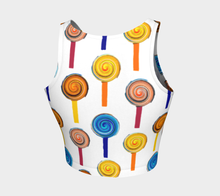 Load image into Gallery viewer, Sugar Fix White Multi Adult Female Yoga Top