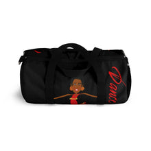 Load image into Gallery viewer, Dance Red/ Black Adult Female Duffel Bag in Small, Large