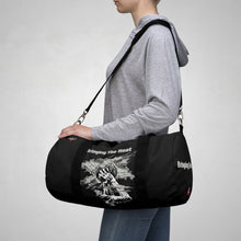 Load image into Gallery viewer, Heat Black/White Bring It Adult Male Duffel Bag in Small, Large