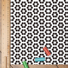 Load image into Gallery viewer, Black Wheels In Motion Silk Satin Fabric