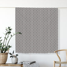 Load image into Gallery viewer, Black Wheels In Motion Silk Satin Fabric