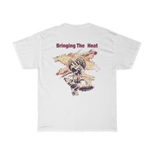 Load image into Gallery viewer, Heat Red/Tan Adult Male Heavy Cotton Tee in 11 Colors