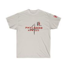 Load image into Gallery viewer, Phylgood4life Black/Red Adult Male, Female Ultra Cotton Tee in 10 Colors