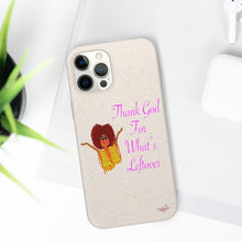Load image into Gallery viewer, Purple Thank God For What’s Leftover Biodegradable Phone Case (5 - iPhone sizes and 3 - Samsung sizes)