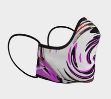 Load image into Gallery viewer, Paint Pink Multi Female Face Mask in Adult, Youth