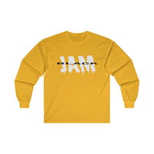 Load image into Gallery viewer, Black Jam Adult Female Ultra Cotton Long Sleeve Tee in Sport Grey, Gold, Irish Green, Light Pink, Red