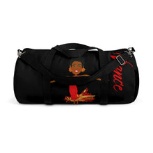 Load image into Gallery viewer, Dance Red/ Black Adult Female Duffel Bag in Small, Large