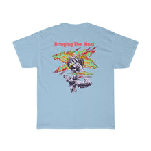 Load image into Gallery viewer, Heat Green/Red Multi Adult Male Heavy Cotton Tee in 11 Colors