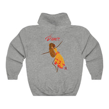 Load image into Gallery viewer, Dance Adult Female Heavy Blend™ Hooded Sweatshirt in Gold, Dark Chocolate, Ash, Forest Green, Dark Heather, Irish Green, Maroon, Royal, Sport Grey, White, Black
