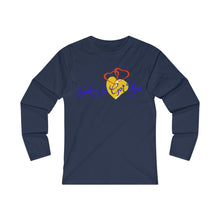 Load image into Gallery viewer, I Got You Adult Female Fitted Long Sleeve Tee in White, Black, Sport Grey, Navy, Red