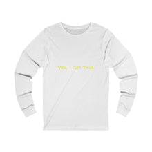 Load image into Gallery viewer, I Got This Adult Female Jersey Long Sleeve Tee in White, Athletic Heather, Red