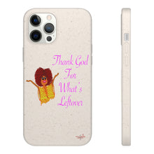 Load image into Gallery viewer, Purple Thank God For What’s Leftover Biodegradable Phone Case (5 - iPhone sizes and 3 - Samsung sizes)