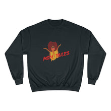Load image into Gallery viewer, Red Mom Rules Adult Female Champion Sweatshirt (5 Colors)