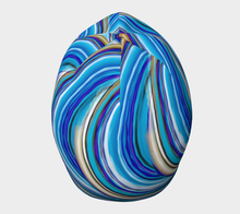 Load image into Gallery viewer, Blue Ripple Male, Female Beanie in Adult, Youth, Baby