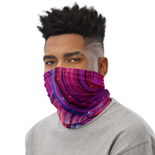Load image into Gallery viewer, Purple Sprinkler Adult Male Neck Gaiter